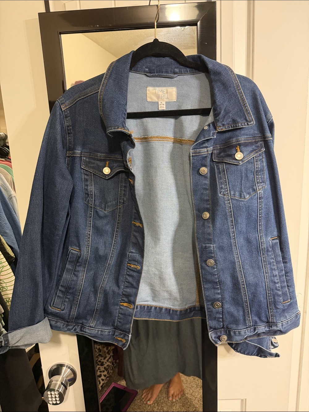 Time and Tru Dark Blue Denim Jacket